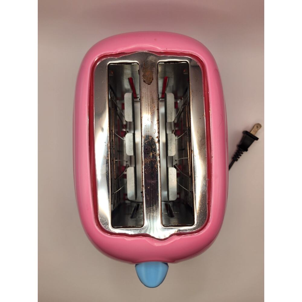 Care Bears Tenderheart Pink Retro Toaster 2 Slice - WORKING!! - Picture 5 of 8